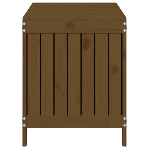 vidaXL Putekasse honningbrun 115x49x60 cm heltre furu