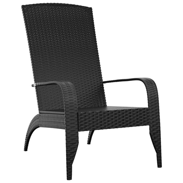 vidaXL Adirondack-havestol polyrattan sort