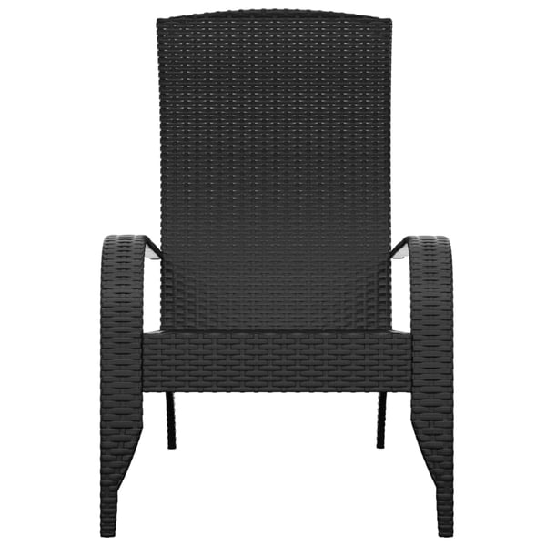 vidaXL Adirondack-havestol polyrattan sort