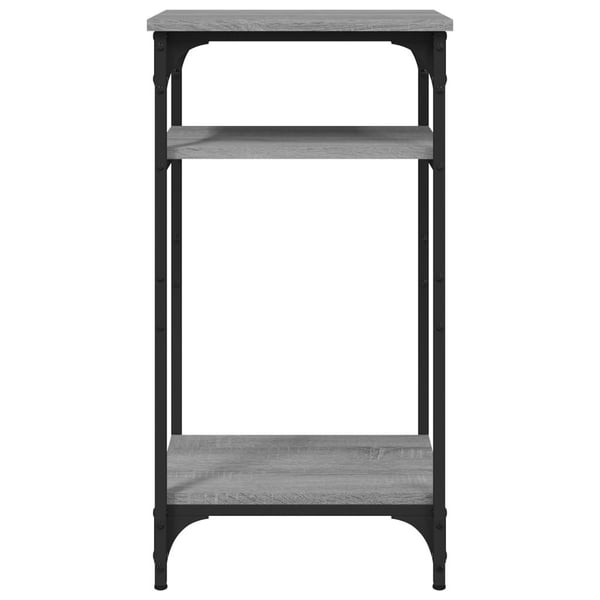 vidaXL Sidebord grå sonoma 40x30x75 cm konstruert tre