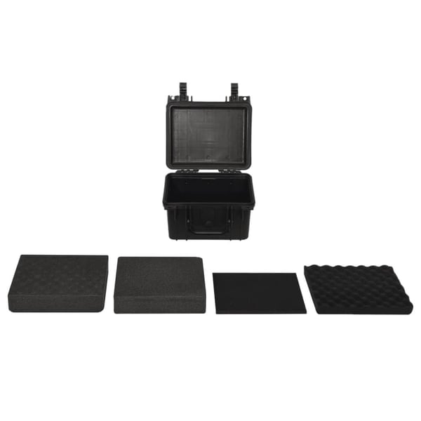 vidaXL transportabel flightcase 27x25x18 cm PP sort