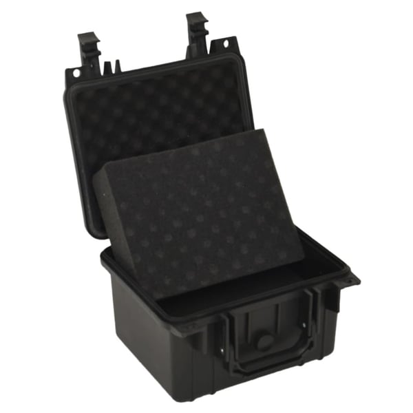 vidaXL transportabel flightcase 27x25x18 cm PP sort