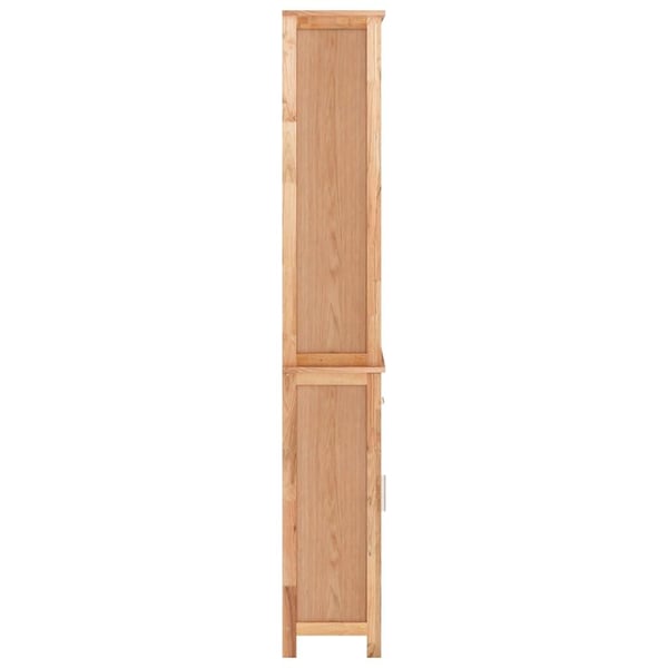 vidaXL badeværelsesskab 42x29x182 cm massivt valnøddetræ