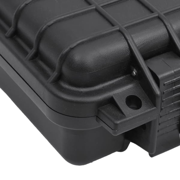 vidaXL transportabel flightcase 30x22x10 cm PP sort