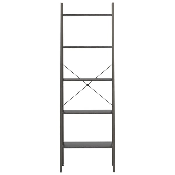 vidaXL Gulvhylle 5 etasjer svart 56x35x174 cm