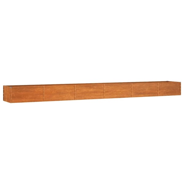 vidaXL højbed 600x80x45 cm cortenstål rustfarvet