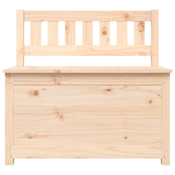 vidaXL Benk 80x41x77 cm heltre furu