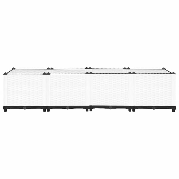 vidaXL Høybed 160x40x38 cm polypropylen