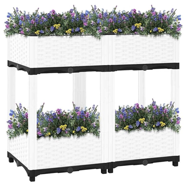 vidaXL højbed 80x40x71 cm polypropylen