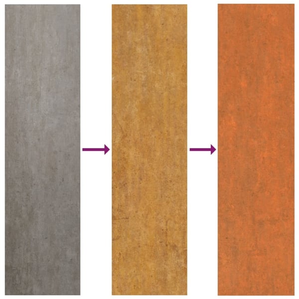 vidaXL Kattopaneelit 36 kpl ruoste 60x44 cm Corten teräs