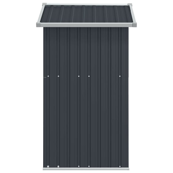 vidaXL haveskur 126x97,5x177 cm galvaniseret stål antracitgrå
