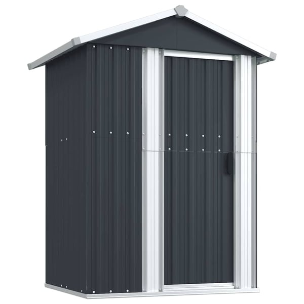 vidaXL Puutarhavaja antrasiitti 126x97,5x177 cm galvanoitu teräs