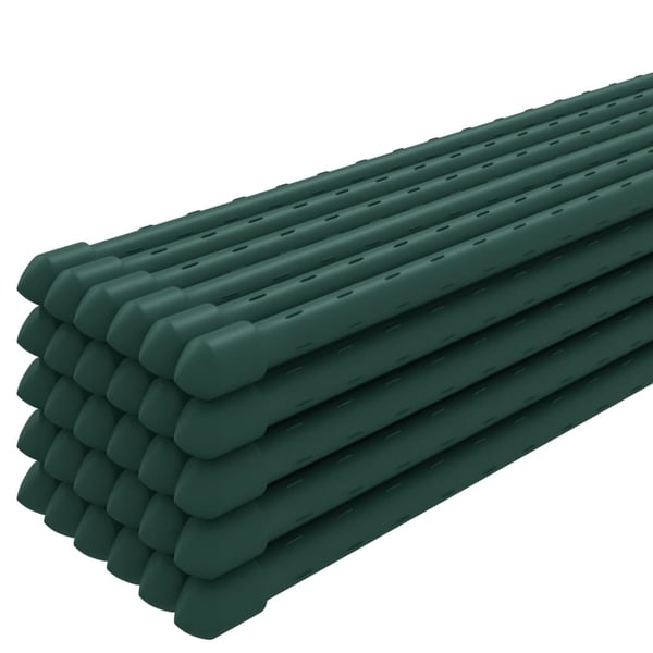 vidaXL Kasvituet 30 kpl vihreä 180 cm teräs