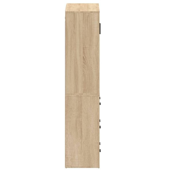 vidaXL Highboard sonoma eik konstruert tre