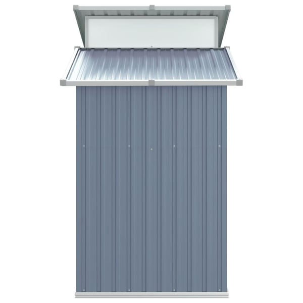 vidaXL haveskur 270x130x208,5 cm galvaniseret stål grå