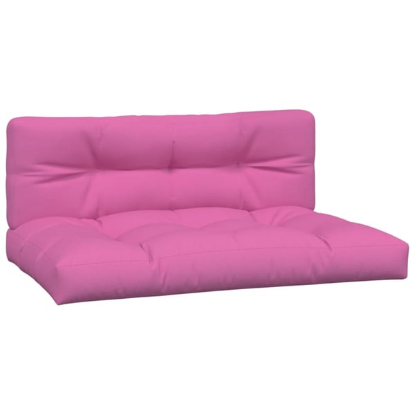 vidaXL Palldynor 2 st rosa tyg