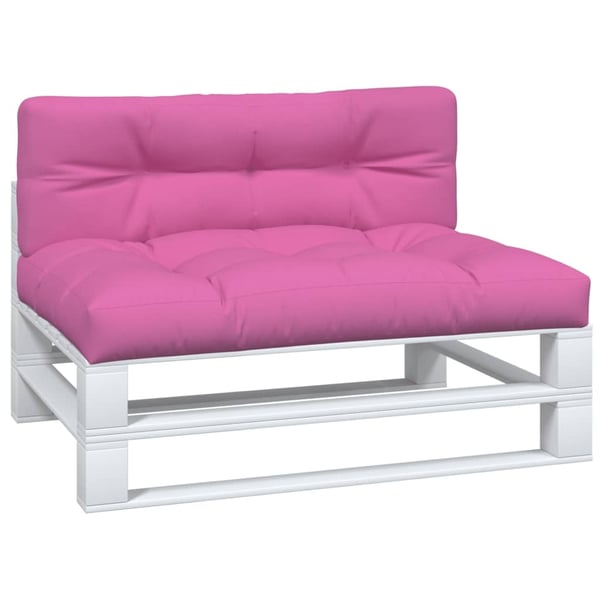 vidaXL Palldynor 2 st rosa tyg