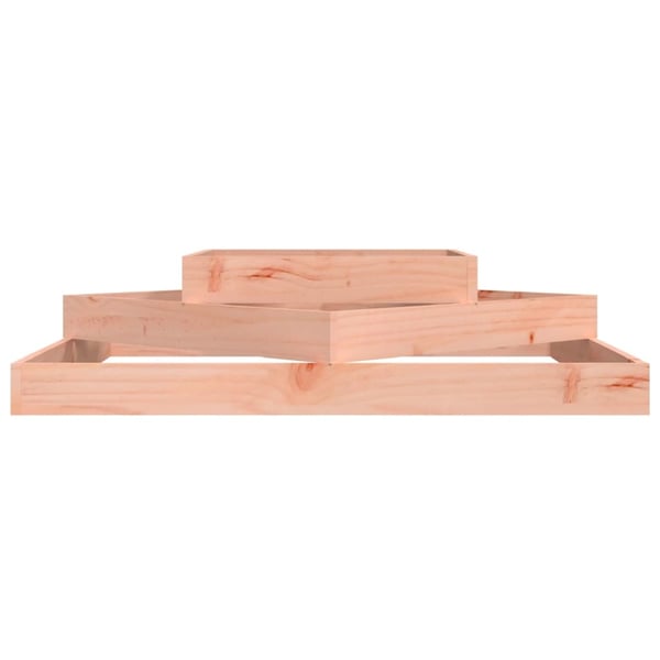 vidaXL plantekasse 112x112x27 cm massivt douglasgran