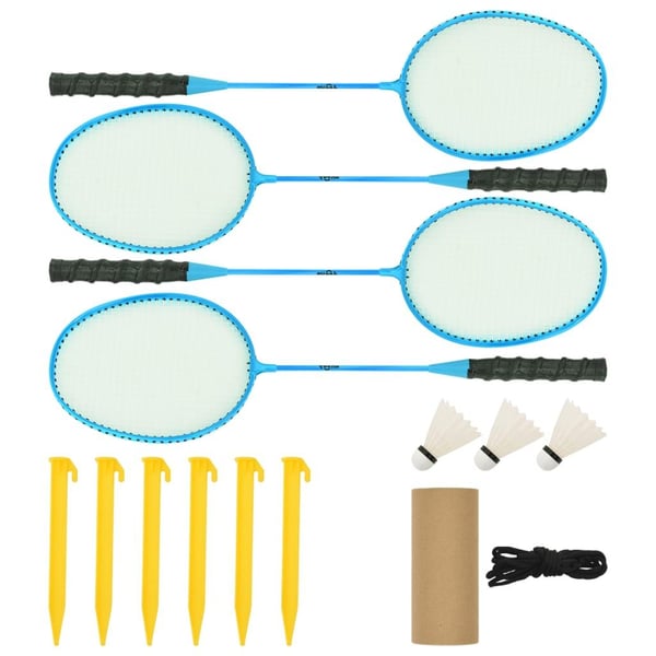 vidaXL Badmintonnett gul og svart 600x155 cm PE stoff