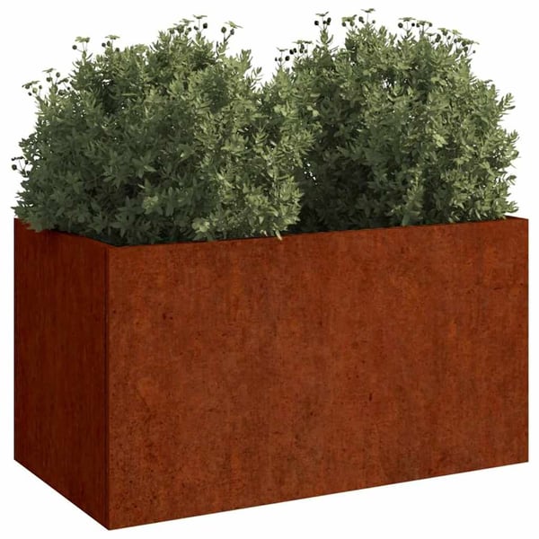 vidaXL Plantekasse 62x40x39 cm cortenstål