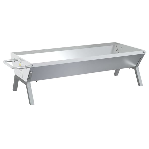 vidaXL Automatisk grill- og brettsett rustfritt stål