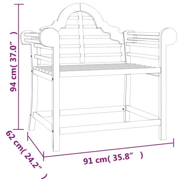 vidaXL Loungegrupp 4 delar massiv teak