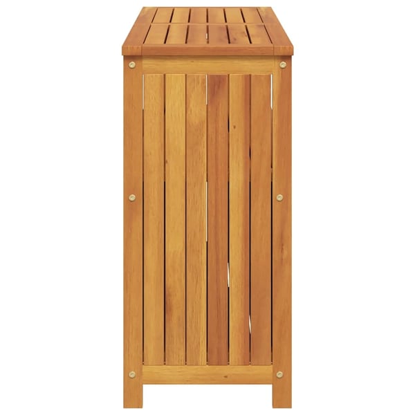 vidaXL Hagekonsollbord 110x35x75 cm heltre akasie