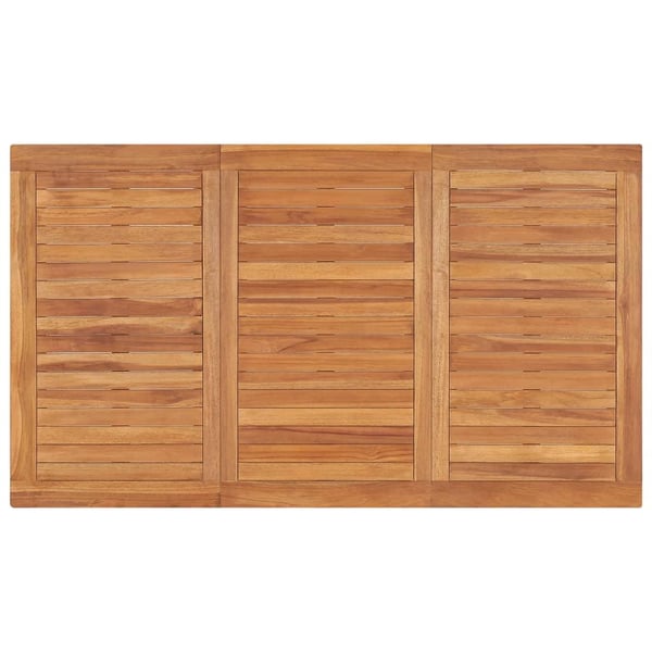 vidaXL Hagespisegruppe 3 deler heltre teak