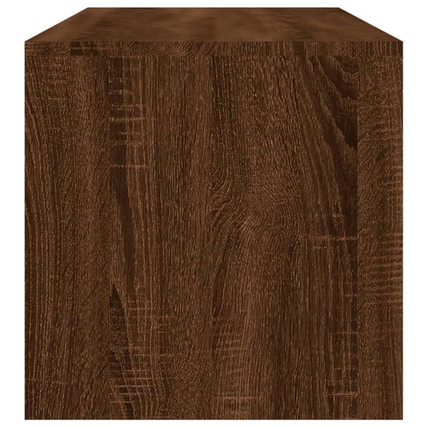 vidaXL sofabord 100x40x40 cm konstrueret træ brun egetræsfarve