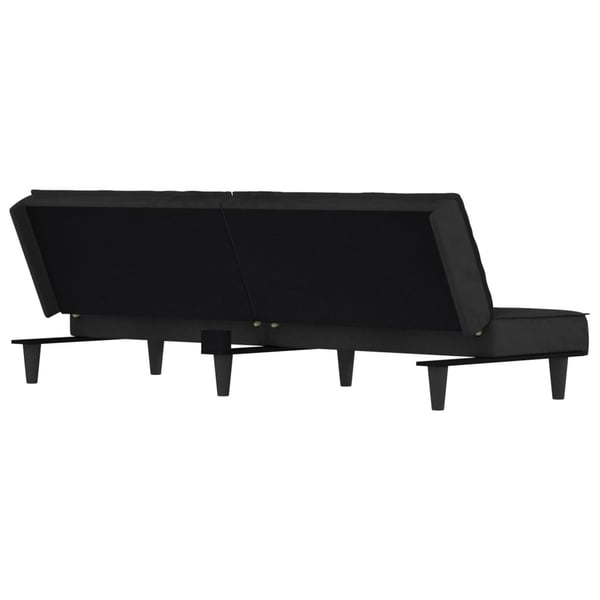 vidaXL sovesofa velour sort