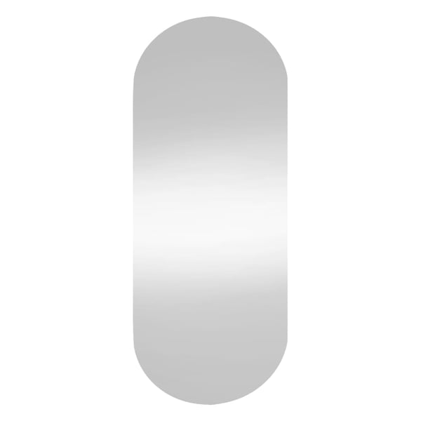 vidaXL Veggspeil 35x80 cm glass oval