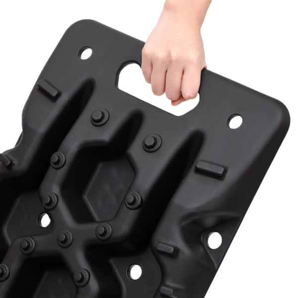 vidaXL Luistonestomatto 2 kpl musta 107x31x7 cm nailon