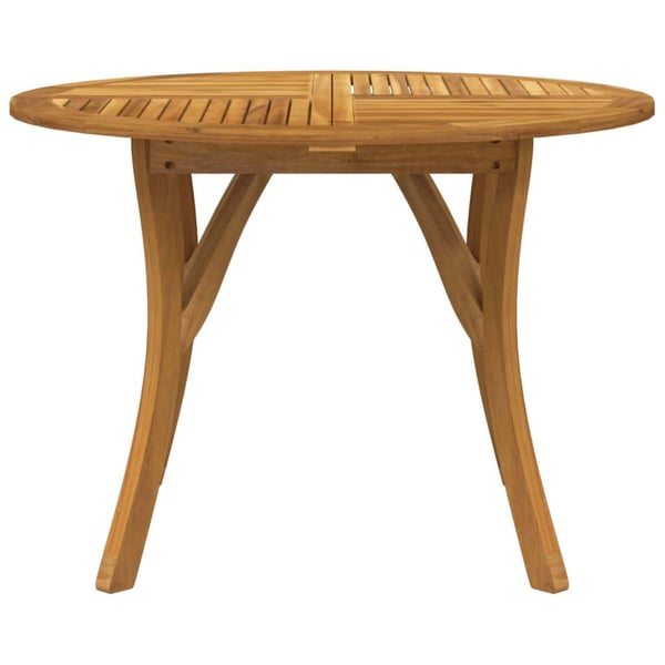 vidaXL Hagebord Ø 110 cm heltre akasie