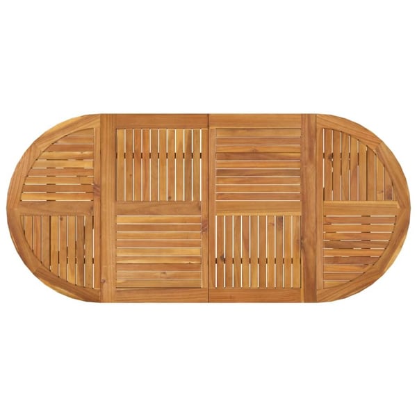 vidaXL havebord 200x90x75 cm massivt akacietræ