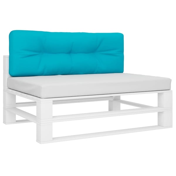 vidaXL pallehynde 120x40x12 cm stof turkis