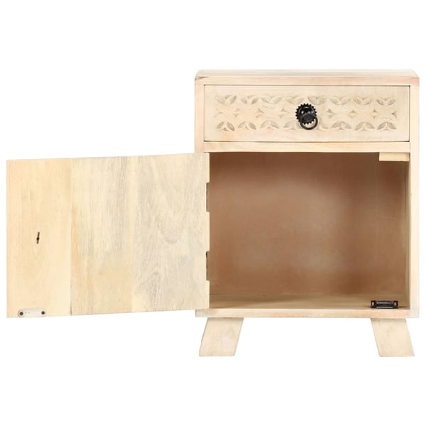 vidaXL Nattbord 40x30x50 cm heltre mango