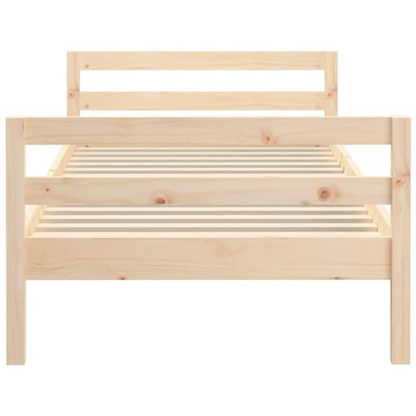 vidaXL Sengeramme uten madrass 90x190 cm heltre furu