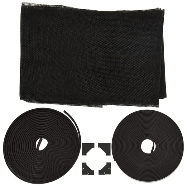 vidaXL Magnetisk insektskjerm for vindu antrasitt 130x150 cm
