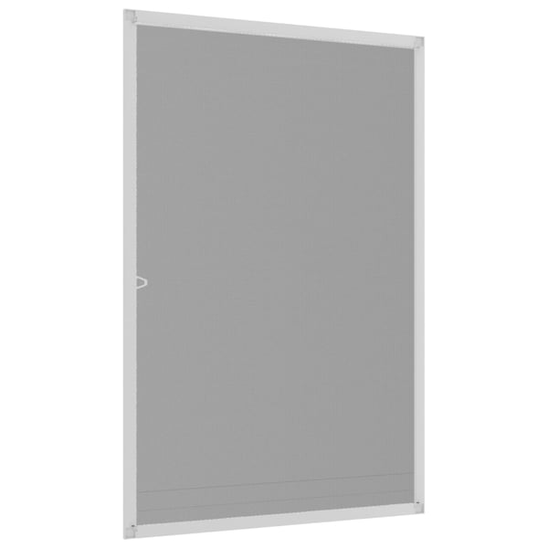 vidaXL Insektskjerm for vindu hvit 90x120 cm