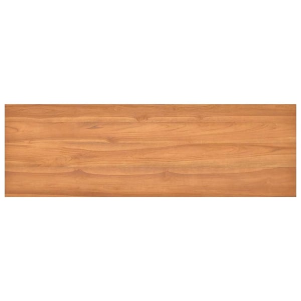vidaXL skrivebord 120x45x75 cm massivt teaktræ