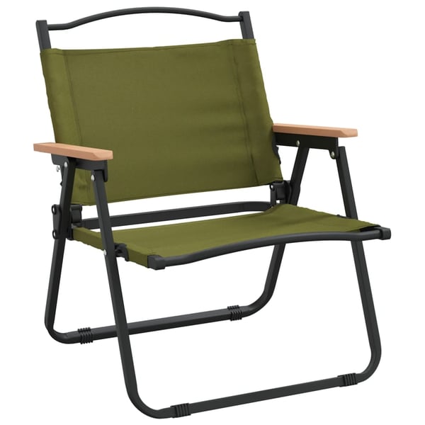 vidaXL Retkituolit 2 kpl vihreä 54x43x59 cm Oxford kangas