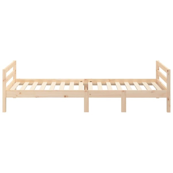vidaXL Sängynrunko ilman patjaa 80x200 cm täysi mänty