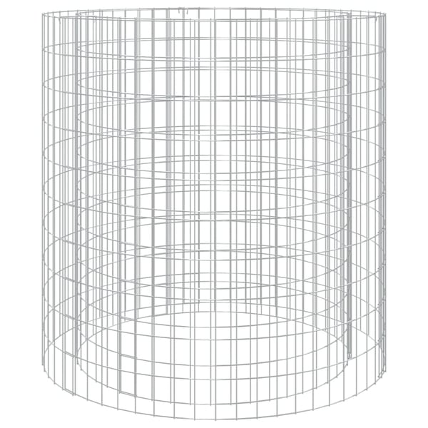 vidaXL Gabion bålstativ Ø 100 cm galvanisert jern
