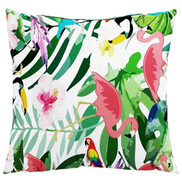 vidaXL pyntepuder 4 stk. 60x60 cm stof flerfarvet