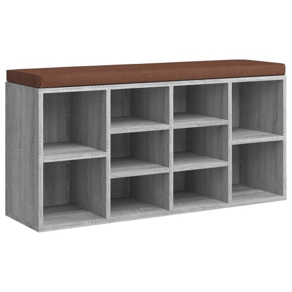 vidaXL skoreol 103x30x48 cm konstrueret træ grå sonoma-eg