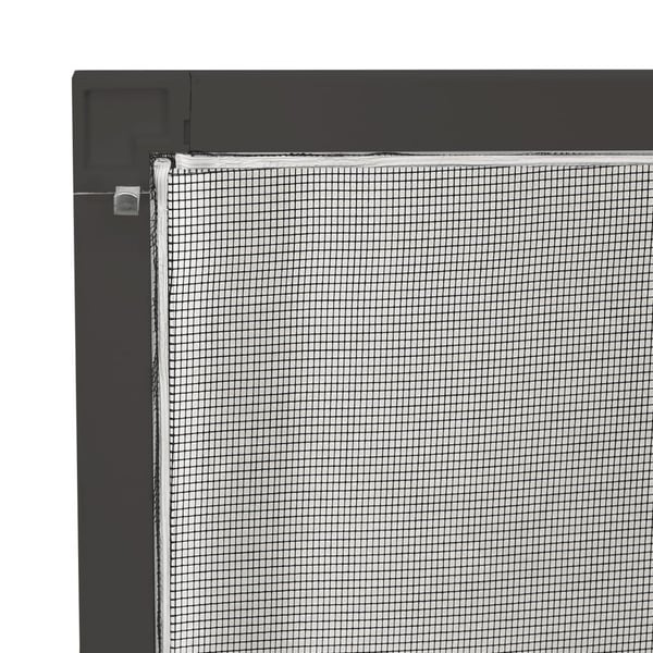 vidaXL insektnet til vinduer 80x100 cm antracitgrå