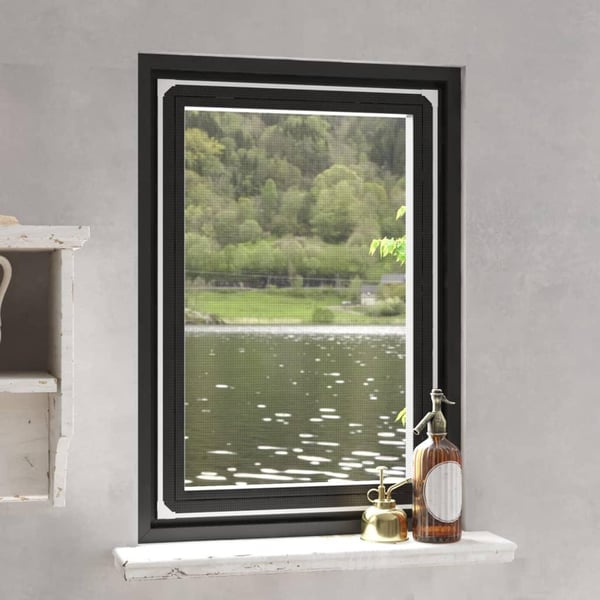 vidaXL Magnetisk insektskjerm for vindu hvit 80x120 cm
