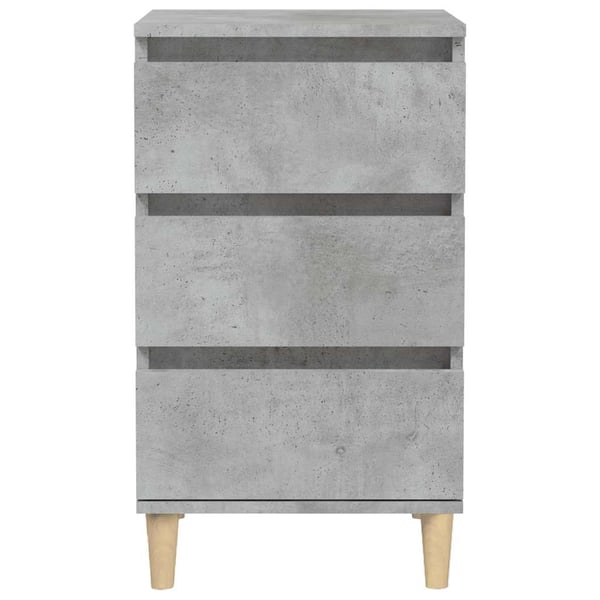 vidaXL Nattbord betonggrå 40x35x70 cm konstruert tre