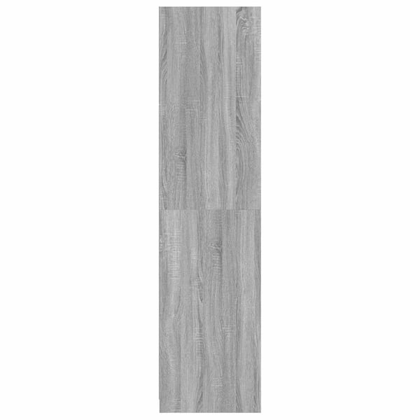 vidaXL Garderobe grå sonoma 100x50x200 cm konstruert tre