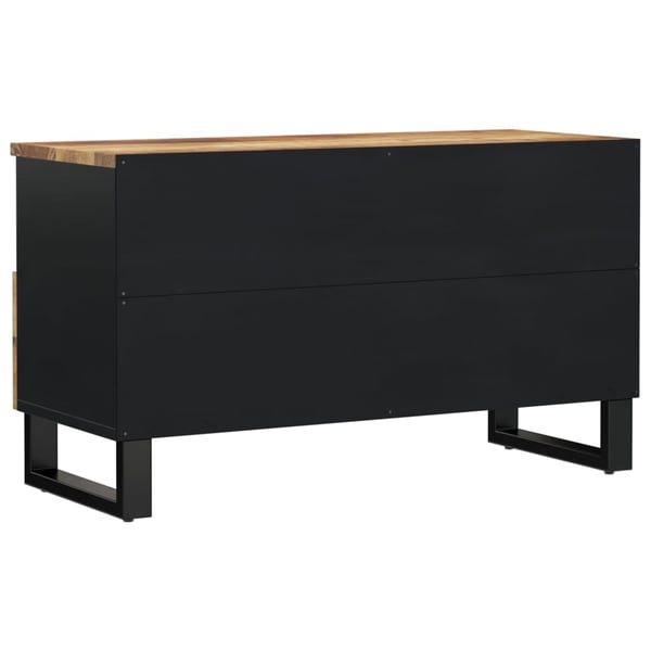 vidaXL TV-benk 80x33x46 cm heltre mango og konstruert tre